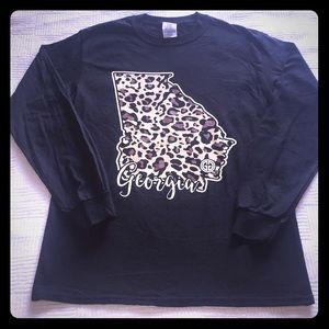 Decorative Long Sleeve Tee NWOT